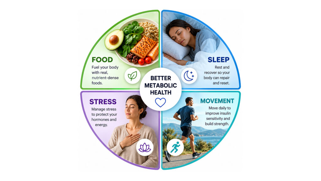 Food, Sleep, Stress & Movement